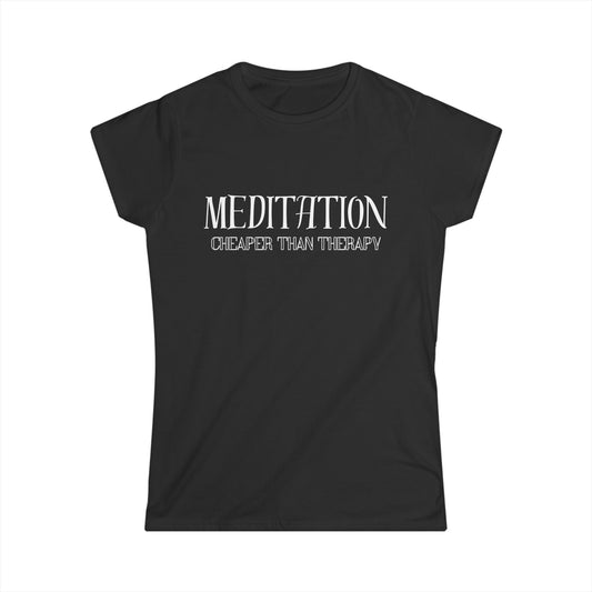 Meditation cheaper than therapy